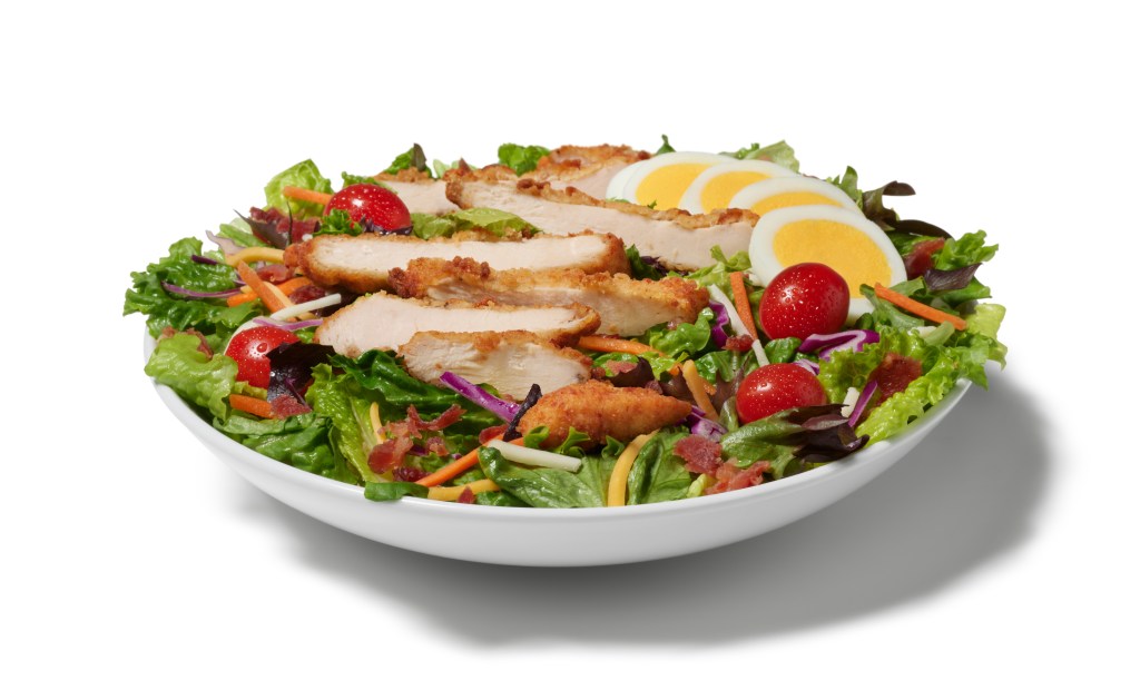 Cobb Salad with breaded filet